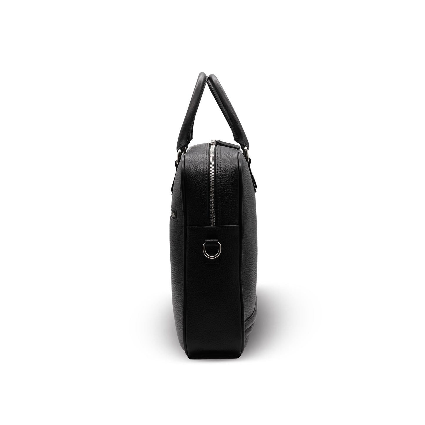 Sac d'affaires BARCID en cuir grainé noir