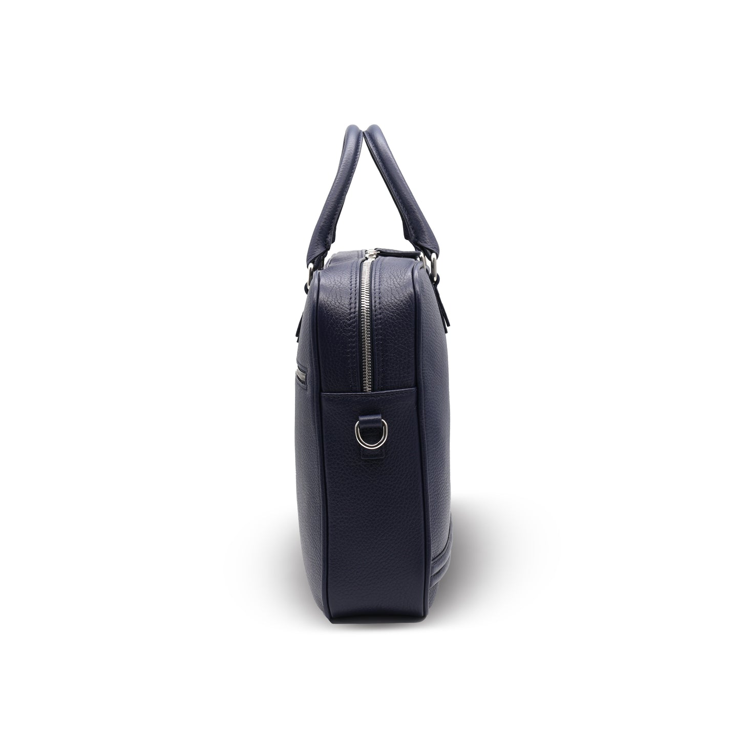 BARCID Business Bag in Blue Grained Leather