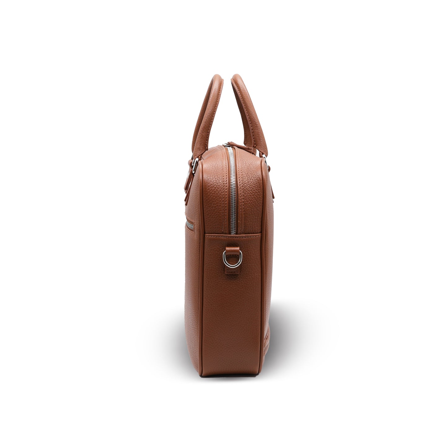 BARCID Business Bag in Cognac Grained Leather