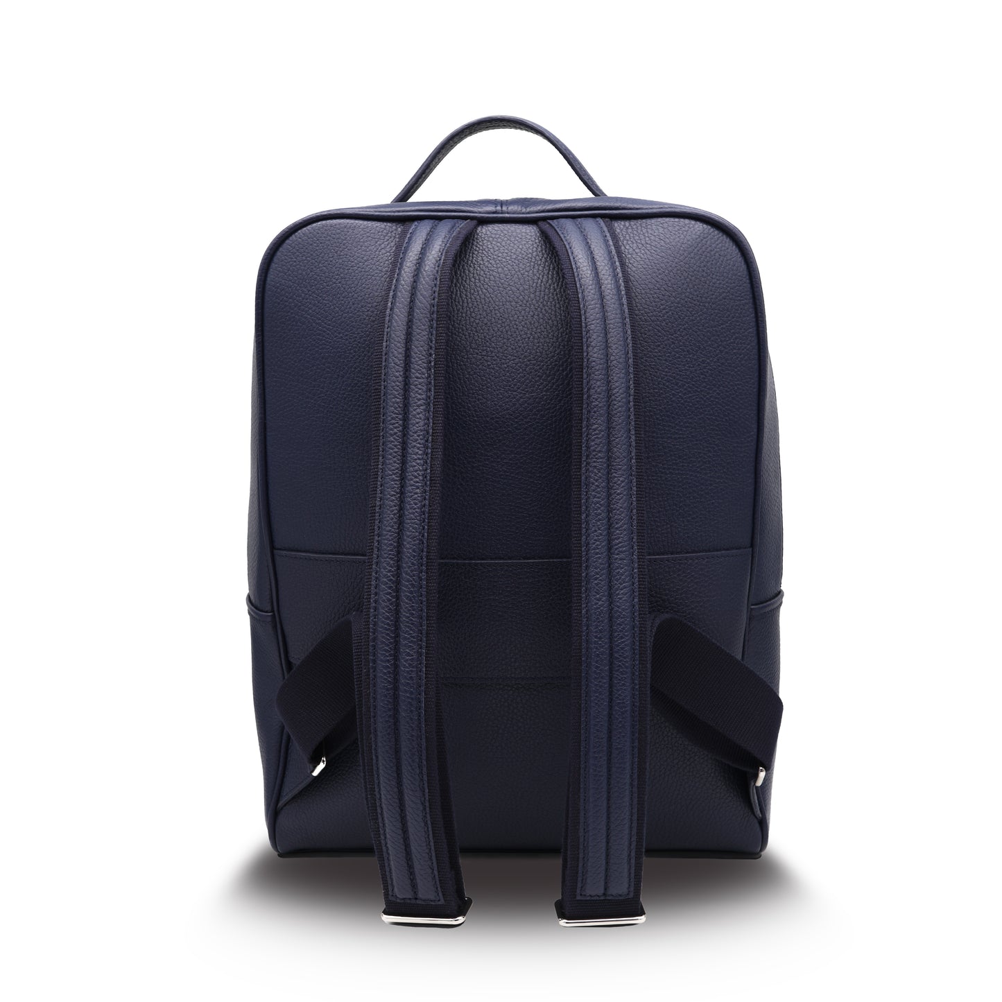 MAGONID Rucksack aus genarbtem Leder in Blau