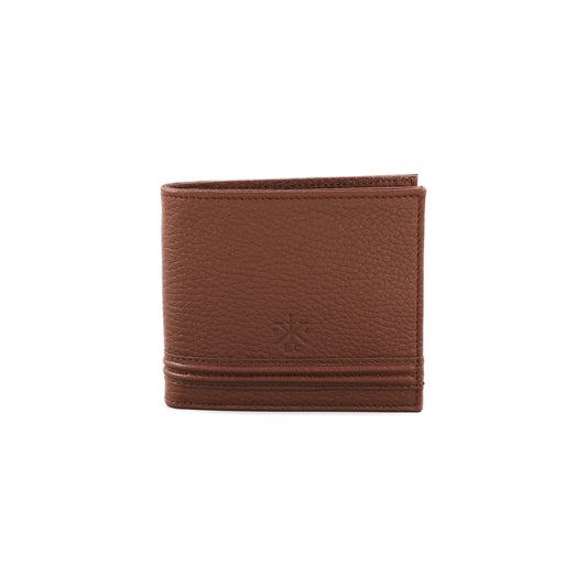 HANNO Wallet in Cognac Grained Leather