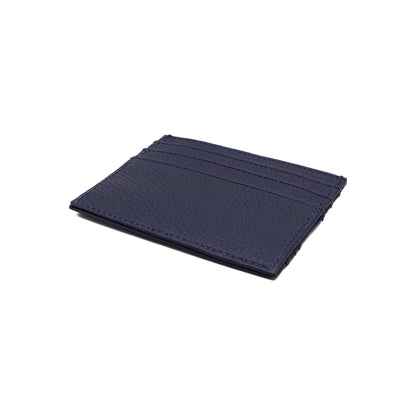 GISCO Mini Wallet in Blue Grained Leather